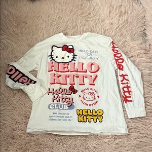 Hello Kitty Long Sleeve women’s Zara Shirt - White